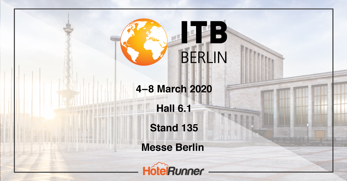 HotelRunner Ekibi ITB Berlin 2020’de sizi bekliyor!