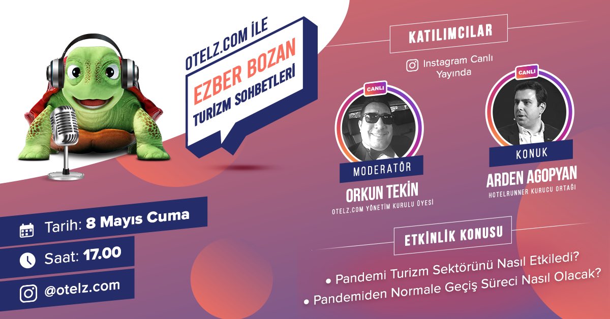 Otelz.com ile Turizm Sohbetleri’nin bu haftaki konuğu HotelRunner!