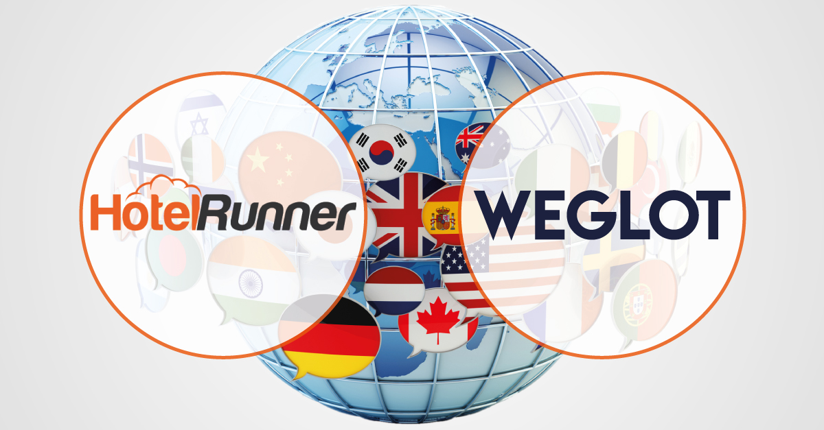 Have a multilingual website with HotelRunner and Weglot partnership!