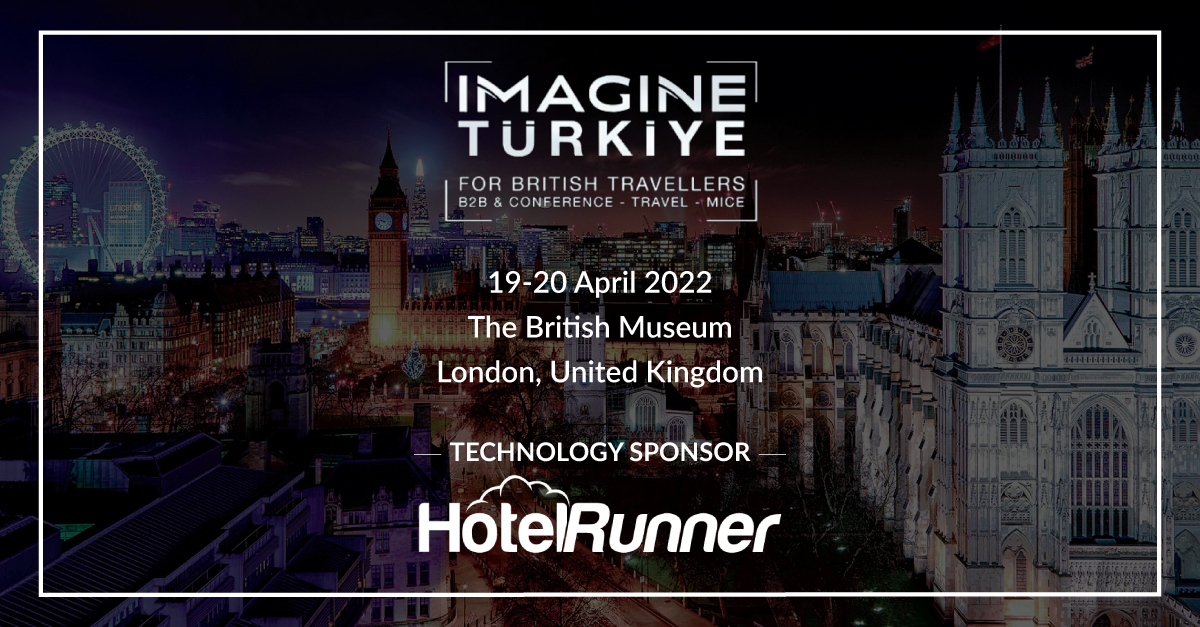 HotelRunner sponsorluğunda düzenlenen Imagine Türkiye Konferansı’nda bize katılın!