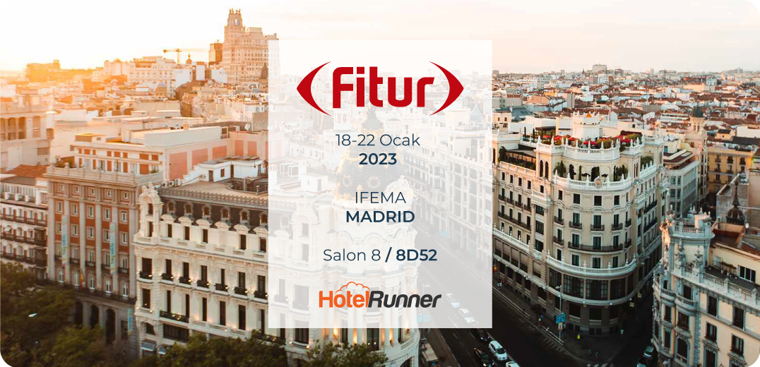 HotelRunner, yılın ilk global fuarı FITUR Madrid’e katılıyor