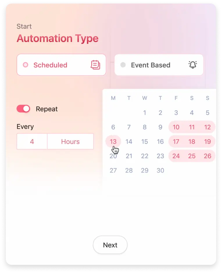 Workload reduction