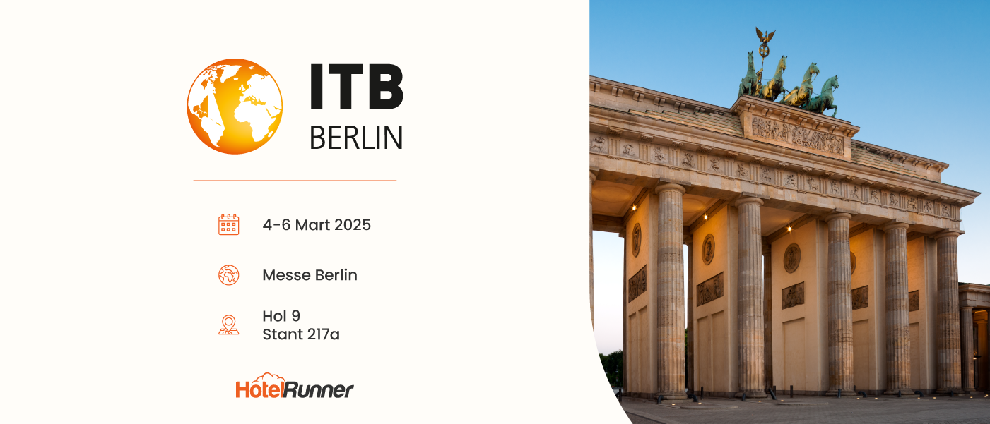 HotelRunner Seyahat Şirketleri, Tesisler ve Daha Fazlası için Uçtan Uca Platformunu ITB Berlin 2025'te Sergileyecek