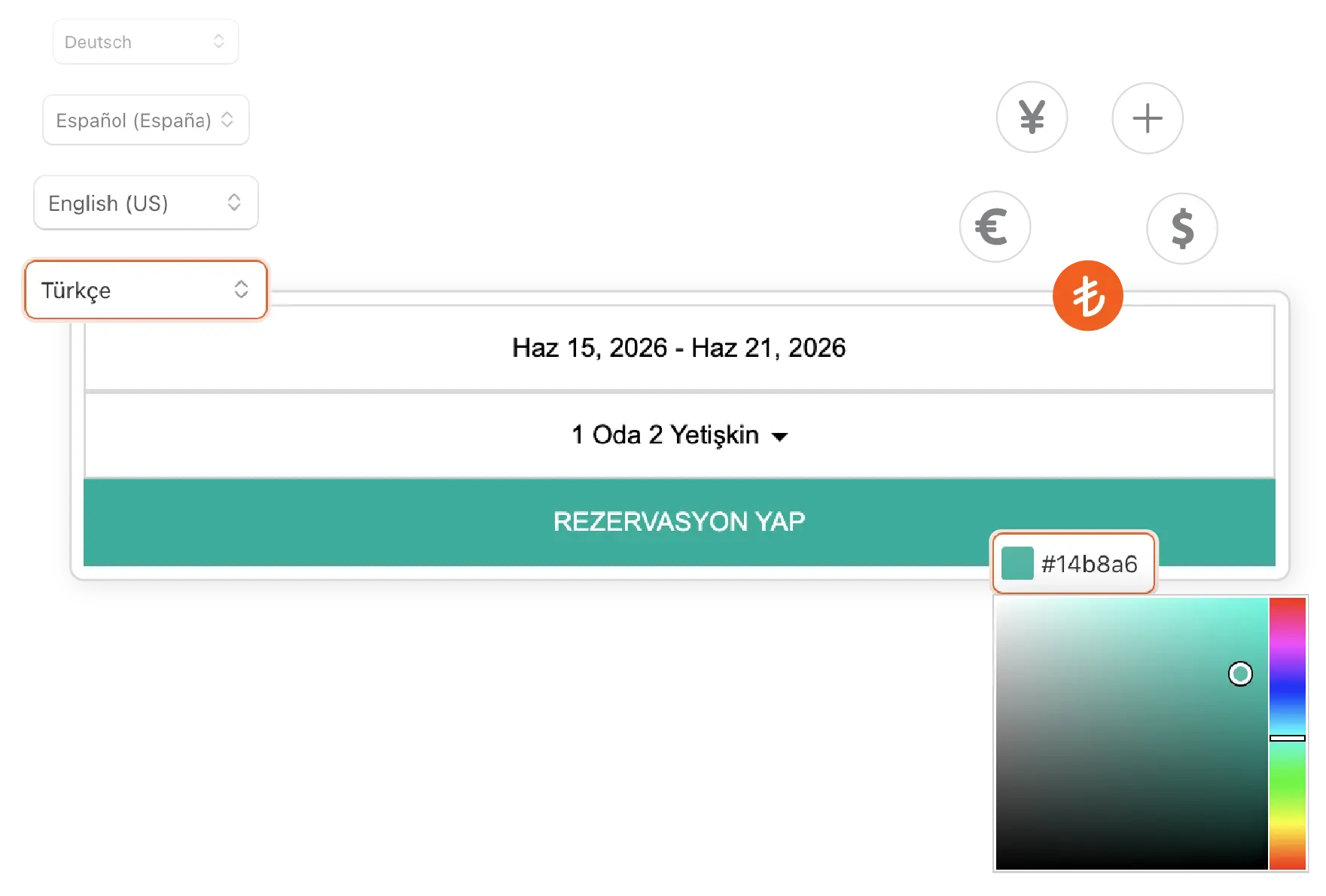 Rezervasyon Modülü