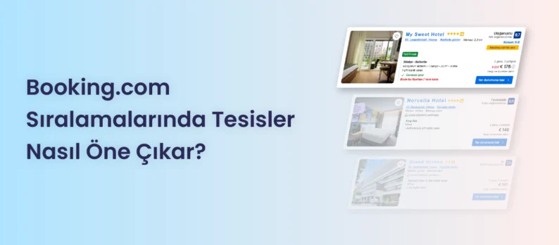 Booking.com Sıralamalarında Tesisler Nasıl Öne Çıkar?